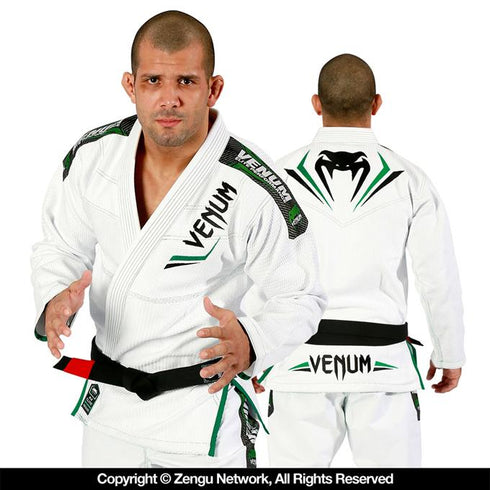 Venum-Elite Jiu Jitsu Gi (White/Green)-1